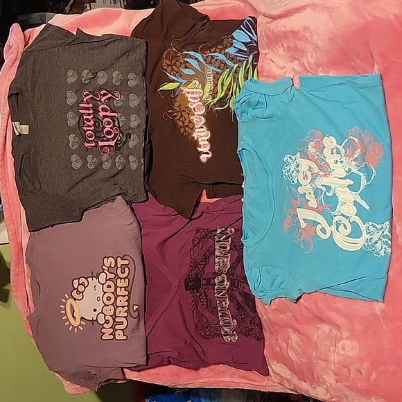 Various Tops - Set of 5 Juniors (M) T-Shirts